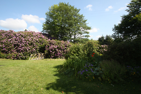 The garden at Croft House in the Lake District