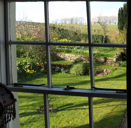 The view from the sitting room